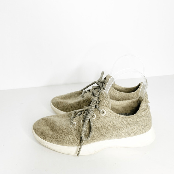 Allbirds Wool Runners Tuke Sage LE merino lace up washable knit womens 8 - Picture 4 of 6